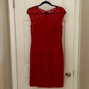 Red Banana Republic Lace Dress